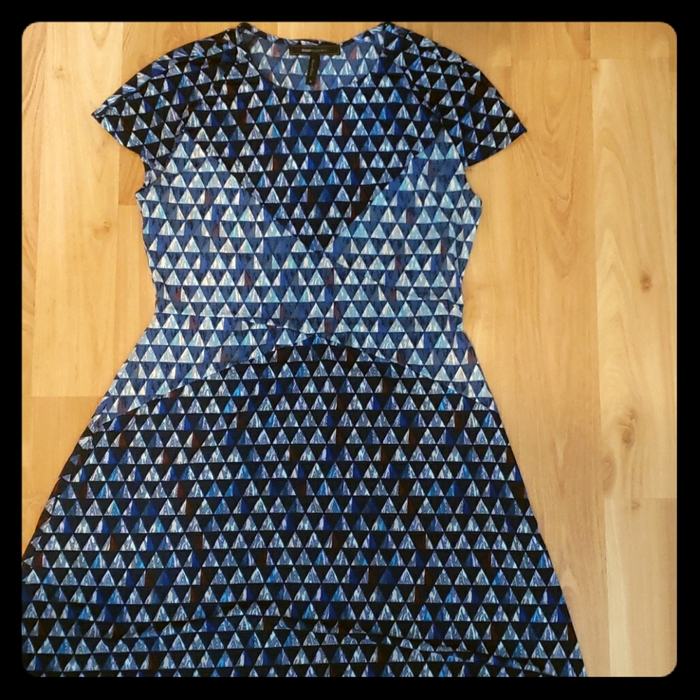 Bcbg geometric dress